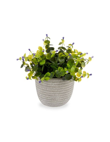 Plante décorative Ibergarden QY-H022 Plastique Fleurs 21 x 20,6 x 21 cm (8 Unités)