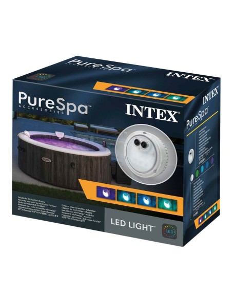 Lumière de piscine Intex 28503 12 x 12 x 6,5 cm Multicouleur (8 Unités)