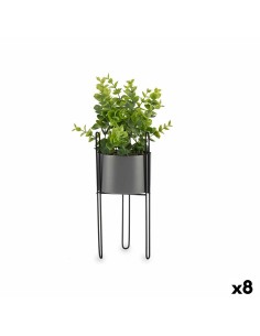 Plante décorative Ibergarden QY-H096 Métal Plastique Eucalyptus 14 x 40 x 14 cm (8 Unités)