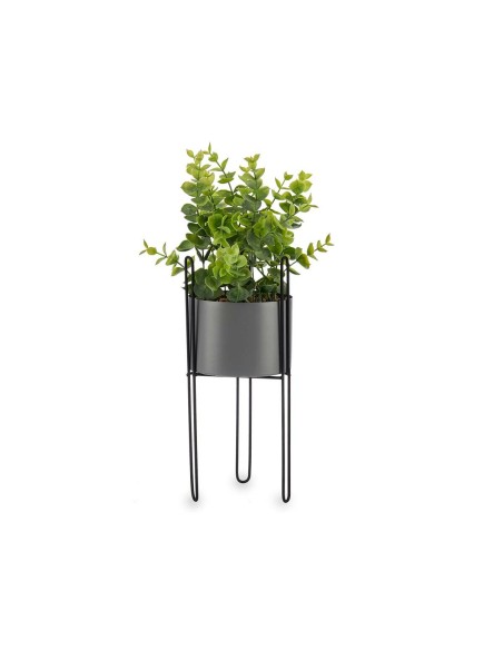 Plante décorative Ibergarden QY-H096 Métal Plastique Eucalyptus 14 x 40 x 14 cm (8 Unités)