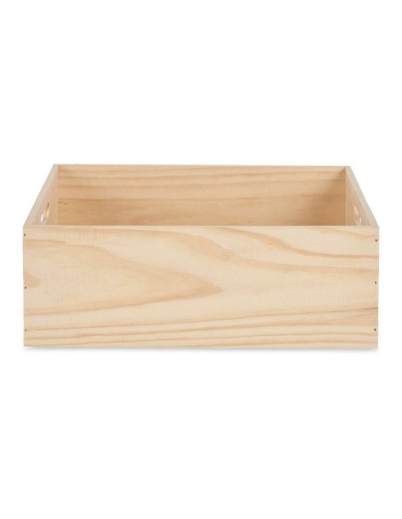 Boîte Décorative Bois de pin 35 x 14 x 40 cm (4 Unités)