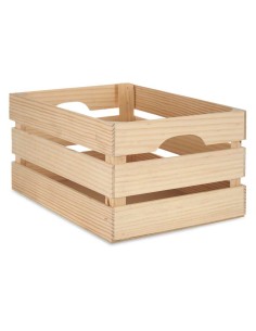 Boîte Décorative Bois de pin 26 x 18,3 x 36 cm (3 Unités) 2