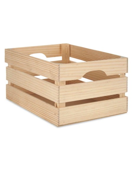 Boîte Décorative Bois de pin 26 x 18,3 x 36 cm (3 Unités)