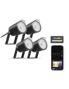 Projecteur LED KSIX SmartLED Noir (3000K)