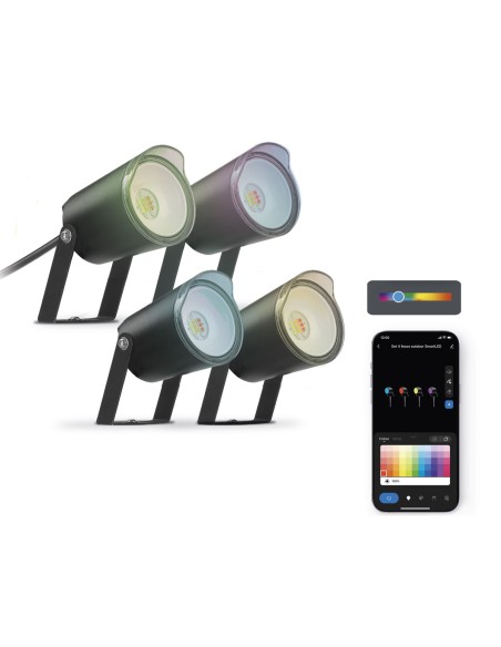 Projecteur LED KSIX SmartLED Noir (3000K)