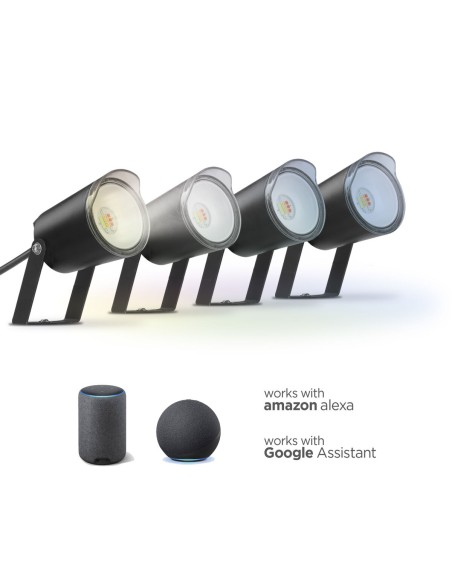 Projecteur LED KSIX SmartLED Noir (3000K)