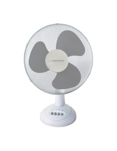 Ventilateur de Bureau Esperanza EHF003WE Blanc Gris 50 W