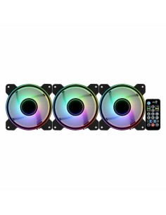 Ventillateur de cabine Aerocool Mirage 12 ARGB Pro 12V Ø 12 cm (3 Unités) (3 pcs) 2