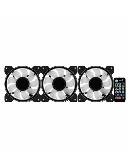 Ventillateur de cabine Aerocool Mirage 12 ARGB Pro 12V Ø 12 cm (3 Unités) (3 pcs)