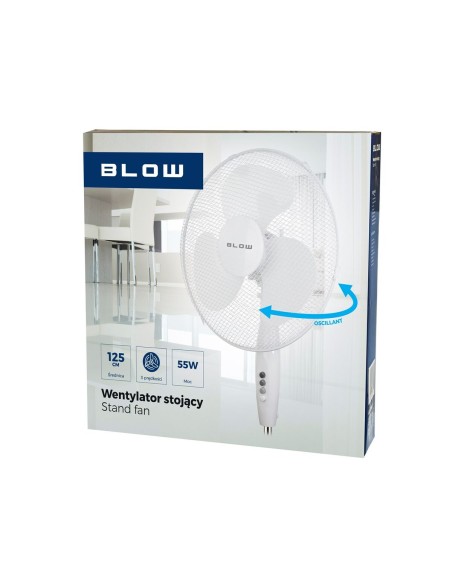 Ventilateur sur Pied Blow 44-064 Blanc 110 W