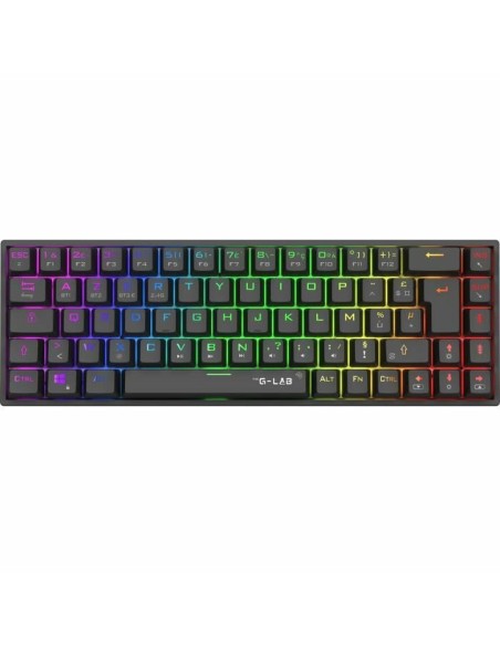 Clavier pour jeu The G-Lab KEYZ TITAN Noir AZERTY