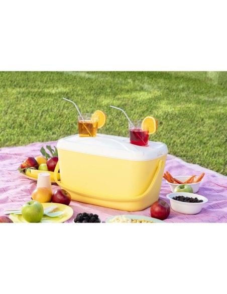 Glacière Rigide Portable InnovaGoods 15 L Jaune (Reconditionné A)