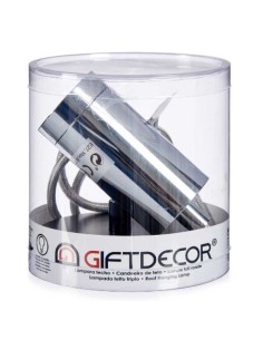 Suspension 220-250 V 60 W Argenté Métal (6 Unités) 2