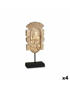 Figurine Décorative Indien Doré 17,5 x 36 x 10,5 cm (4 Unités)