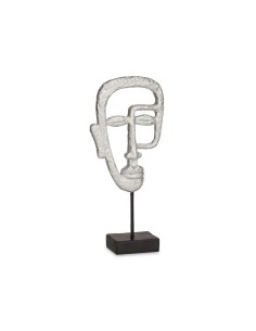 Figurine Décorative Visage Argenté 19,5 x 38 x 10,5 cm (4 Unités) 2