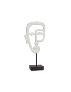 Figurine Décorative Visage Blanc 19,5 x 38 x 10,5 cm (4 Unités) 2