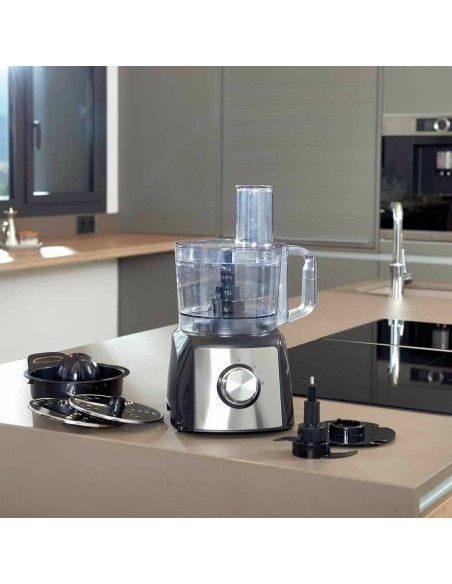 Robot culinaire Black & Decker ES9250050B Noir Argenté 1200 W