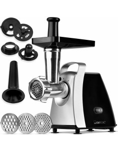 Hachoir Clatronic FW 3803 Noir Argenté Acier inoxydable 1000 W