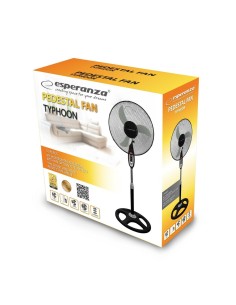 Ventilateur sur Pied Esperanza EHF002KE Noir 50 W 2