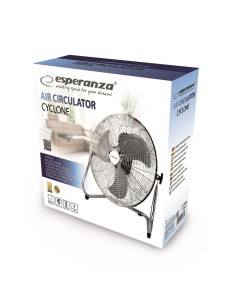 Ventilateur de Bureau Esperanza EHF006 Chrome 110 W