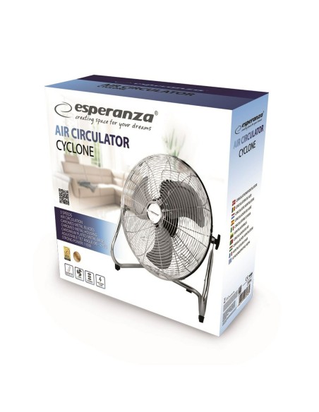 Ventilateur de Bureau Esperanza EHF006 Chrome 110 W