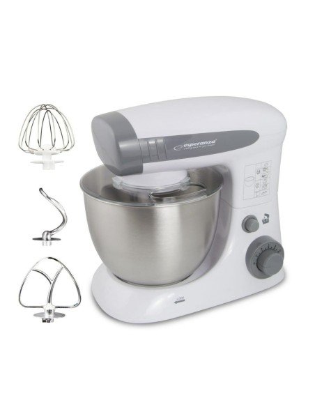 Robot culinaire Esperanza EKM024 Blanc Gris 800 W 4 L