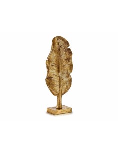 Figurine Décorative Feuille d'une plante Doré 8 x 43,5 x 17 cm (6 Unités) 2