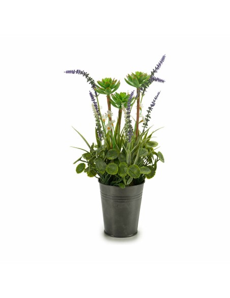 Plante décorative Ibergarden XD16-818 Métal Plastique Lavande 13 x 40 x 13 cm (12 Unités)