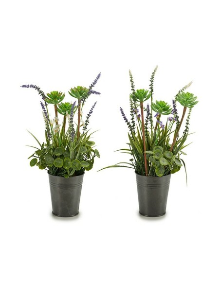 Plante décorative Ibergarden XD16-818 Métal Plastique Lavande 13 x 40 x 13 cm (12 Unités)