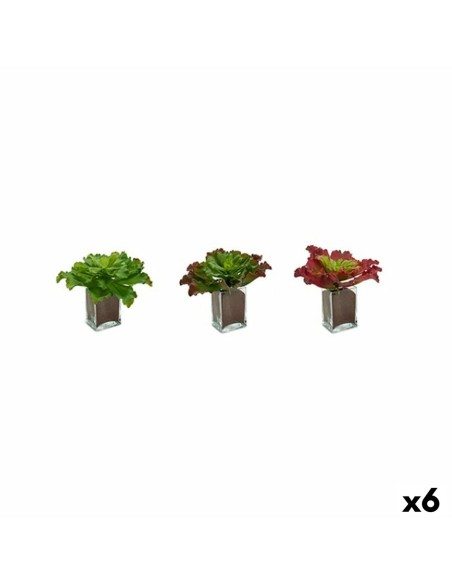 Plante décorative Ibergarden YD180208 Plastique Volets Grand 31 x 24 x 31 cm Bicolore (6 Unités)