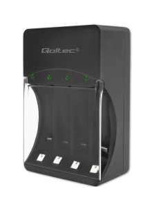Chargeur de batterie Qoltec 50653
