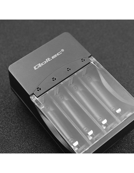 Chargeur de batterie Qoltec 50653