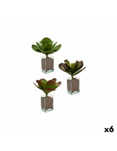 Plante décorative Ibergarden YD0001 Plastique Volets Grand 27 x 29 x 27 cm Bicolore (6 Unités)