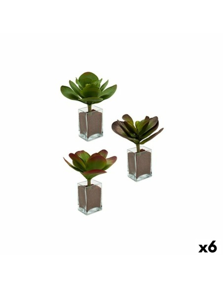 Plante décorative Ibergarden YD0001 Plastique Volets Grand 27 x 29 x 27 cm Bicolore (6 Unités)