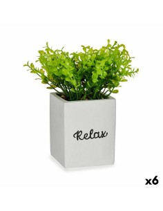 Plante décorative Ibergarden HY2-39 Plastique Ciment Volets Petit 13 x 18 x 13 cm (6 Unités)