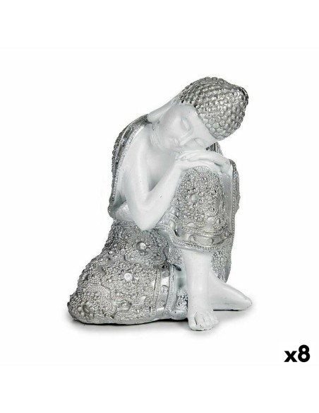 Figurine Décorative Buda Assis 10,5 x 15 x 12 cm (8 Unités)