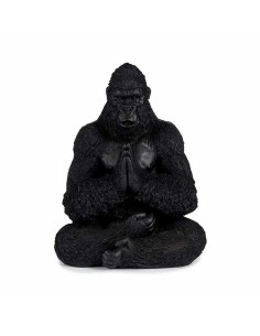 Figurine Décorative Gorille Yoga Noir 16 x 28 x 22 cm (4 Unités) 2