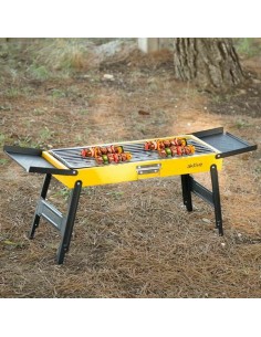 Barbecue Portable Aktive Acier 89 x 32 x 22 cm Jaune 2