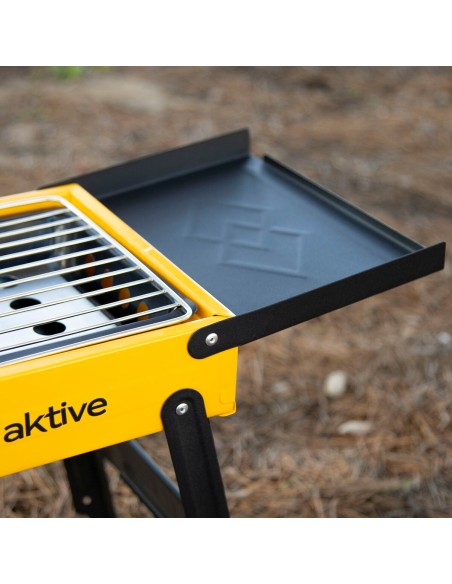 Barbecue Portable Aktive Acier 89 x 32 x 22 cm Jaune
