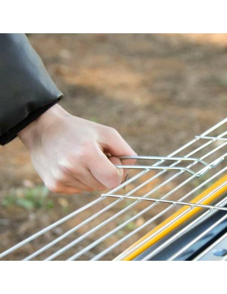 Barbecue Portable Aktive Acier 89 x 33 x 33 cm Jaune