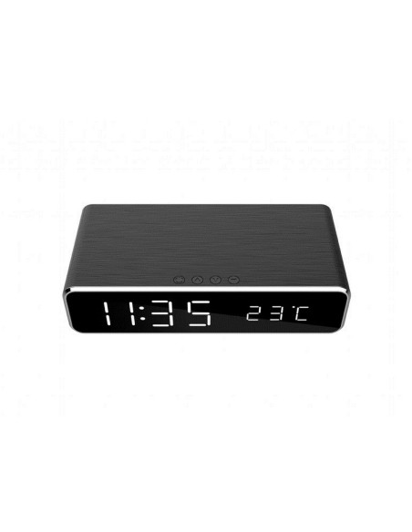 Pendule Réveil GEMBIRD DAC-WPC-01 Noir Oui