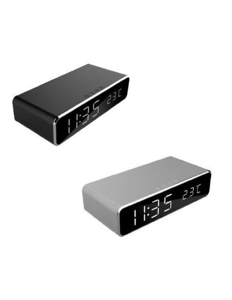 Pendule Réveil GEMBIRD DAC-WPC-01 Noir Oui