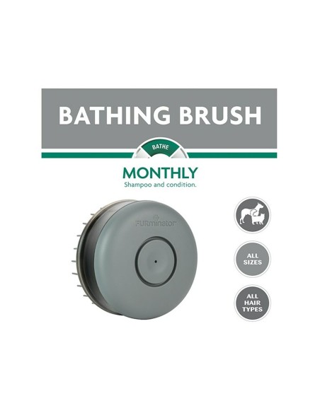 Brosse Furminator Bathing Chat Noir