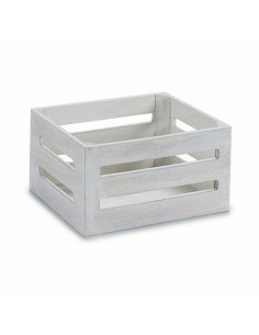 Boîte Décorative Blanc Bois 16 x 8 x 11 cm (60 Unités) 2
