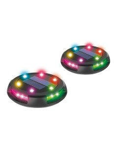 Lampe solaire Activejet AJE-LARIX DP Noir RGB 11 x 14,5 x 11 cm (2 Unités) 2