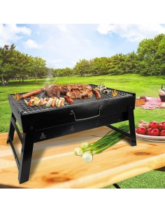 Roues de barbecue au charbon de bois Feel Maestro MR-1010 Noir Métal 2
