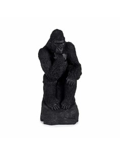 Figurine Décorative Gorille Noir 20 x 45 x 20 cm (2 Unités) 2