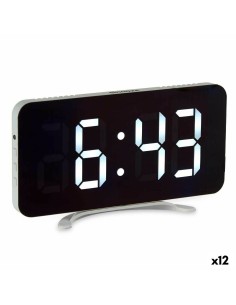 Montre Numérique de Table Blanc ABS 15,7 x 7,7 x 1,5 cm (12 Unités)