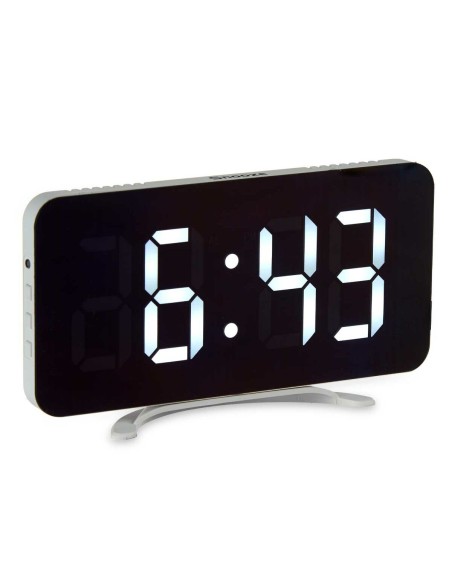 Montre Numérique de Table Blanc ABS 15,7 x 7,7 x 1,5 cm (12 Unités)