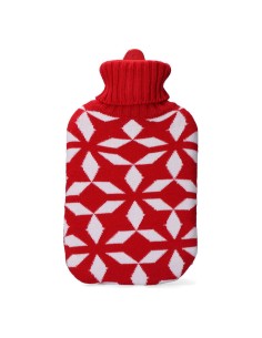 Bouillotte EDM 76774 Rojo/Blanco Laine 2 L